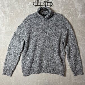 Forever 21 Men’s Gray Marled Turtleneck Sweater | Size XL | Cozy Knit